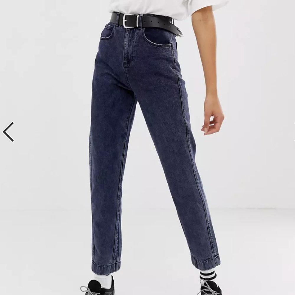 Tall Mom Jeans in Dark Wash
